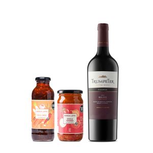 Trumpeter Reserve Malbec + Conservas