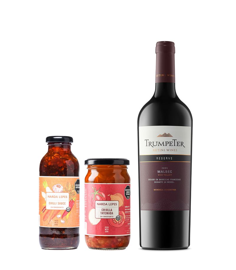 Trumpeter-Reserve-Malbec-+-Conservas